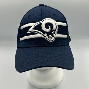 NFL New Era LA Rams Baseball Hat, Fitted Super Bowl LIII, Blue, Med-Large